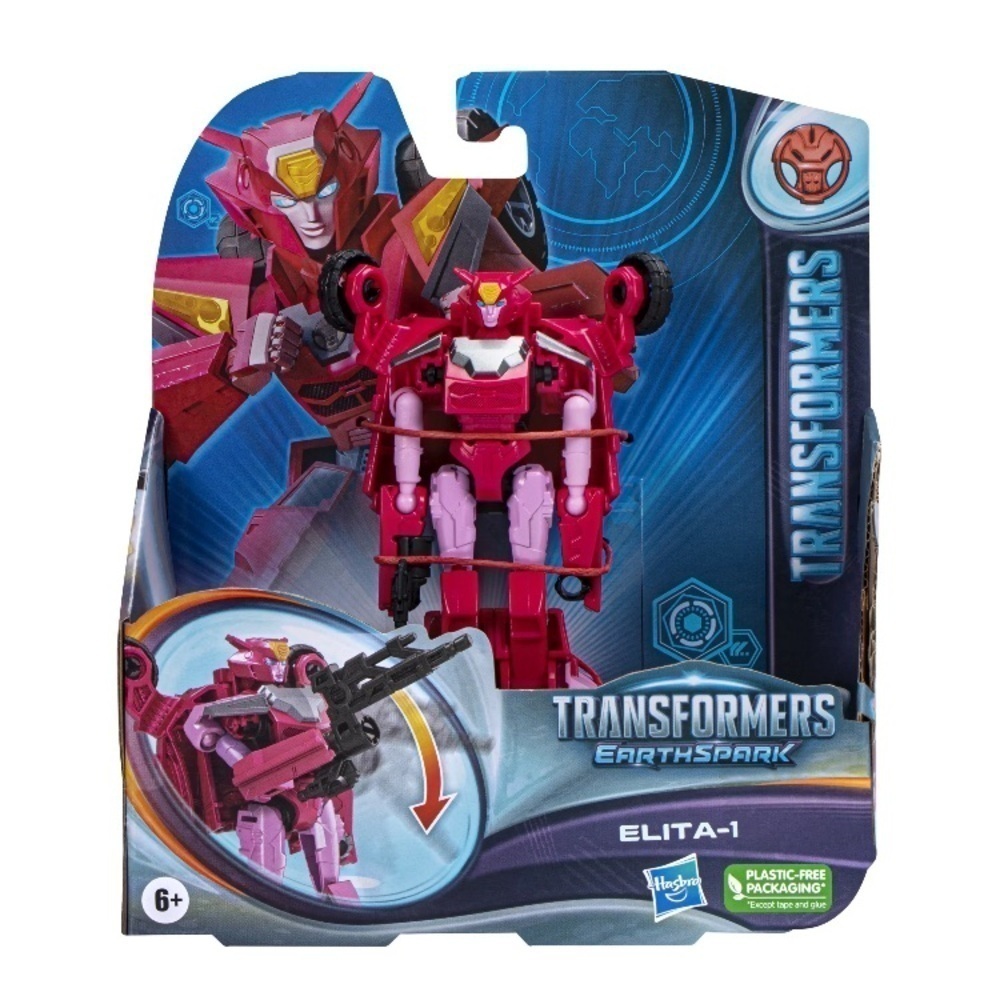 Transformers Earthspark Elita-1 Action Figure Car
